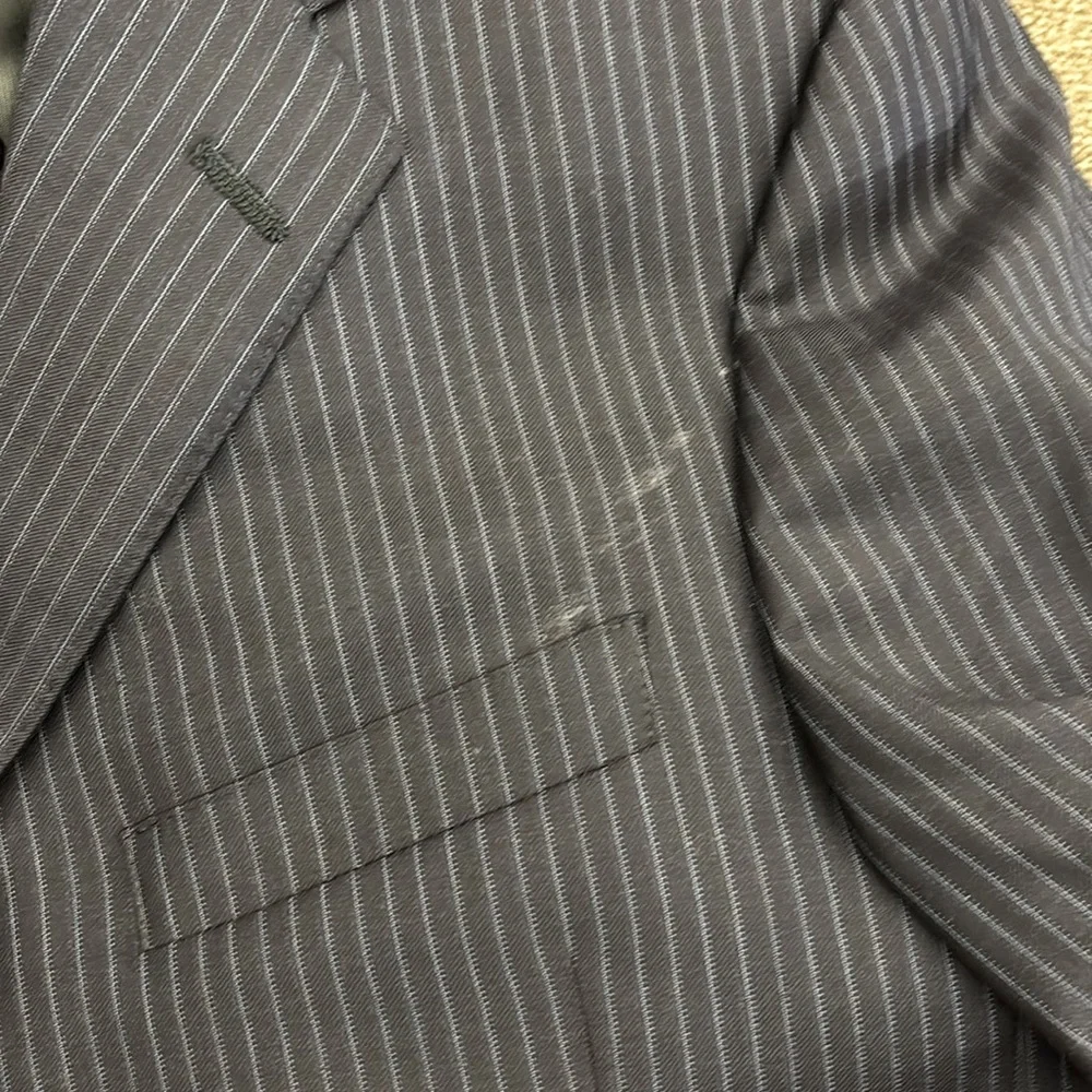 Loro Piano Blue Pinstripe Sport Jacket Blazer Men by Daniel‎ Cremieux Size 38S